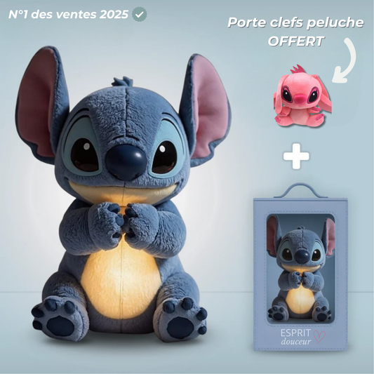 Peluche Stitch® Respirante avec Berceuse Apaisante